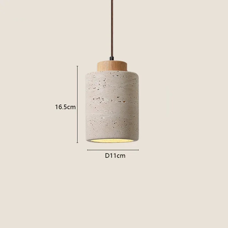 Moderne Pendelleuchte Andiast 5237 aus Naturstein