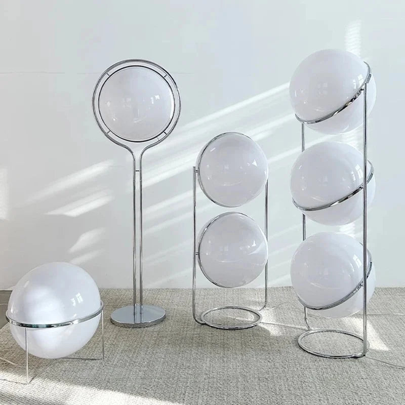 Stehleuchte Laret 9980 aus Chrom und Acryl – Ansicht 3 – Davos & Co.