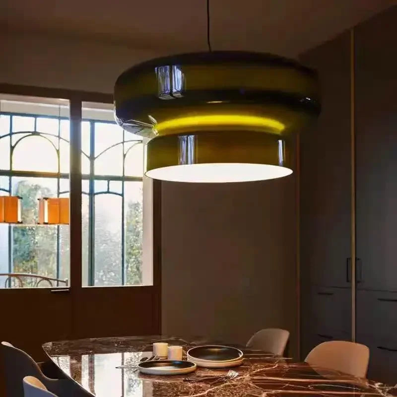 Moderne Pendelleuchte Sertig 9020 aus Glas – Ansicht 10 – Davos & Co.