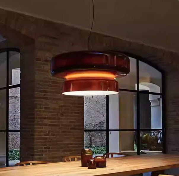 Moderne Pendelleuchte Sertig 9020 aus Glas – Ansicht 3 – Davos & Co.