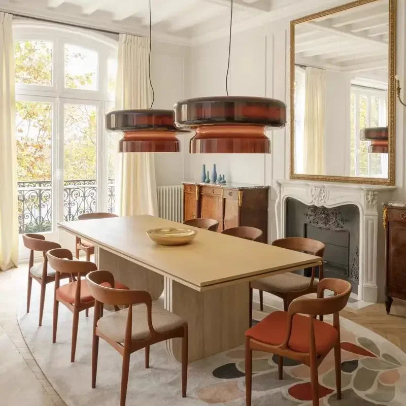 Moderne Pendelleuchte Sertig 9020 aus Glas – Ansicht 4 – Davos & Co.