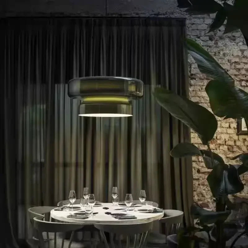 Moderne Pendelleuchte Sertig 9020 aus Glas – Ansicht 7 – Davos & Co.