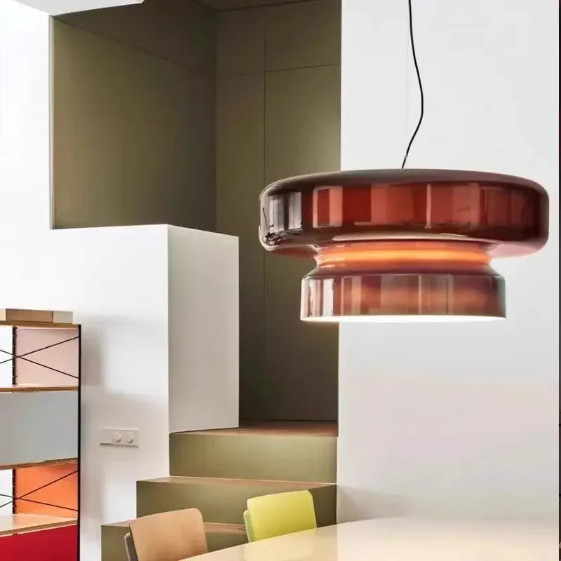 Moderne Pendelleuchte Sertig 9020 aus Glas – Ansicht 9 – Davos & Co.