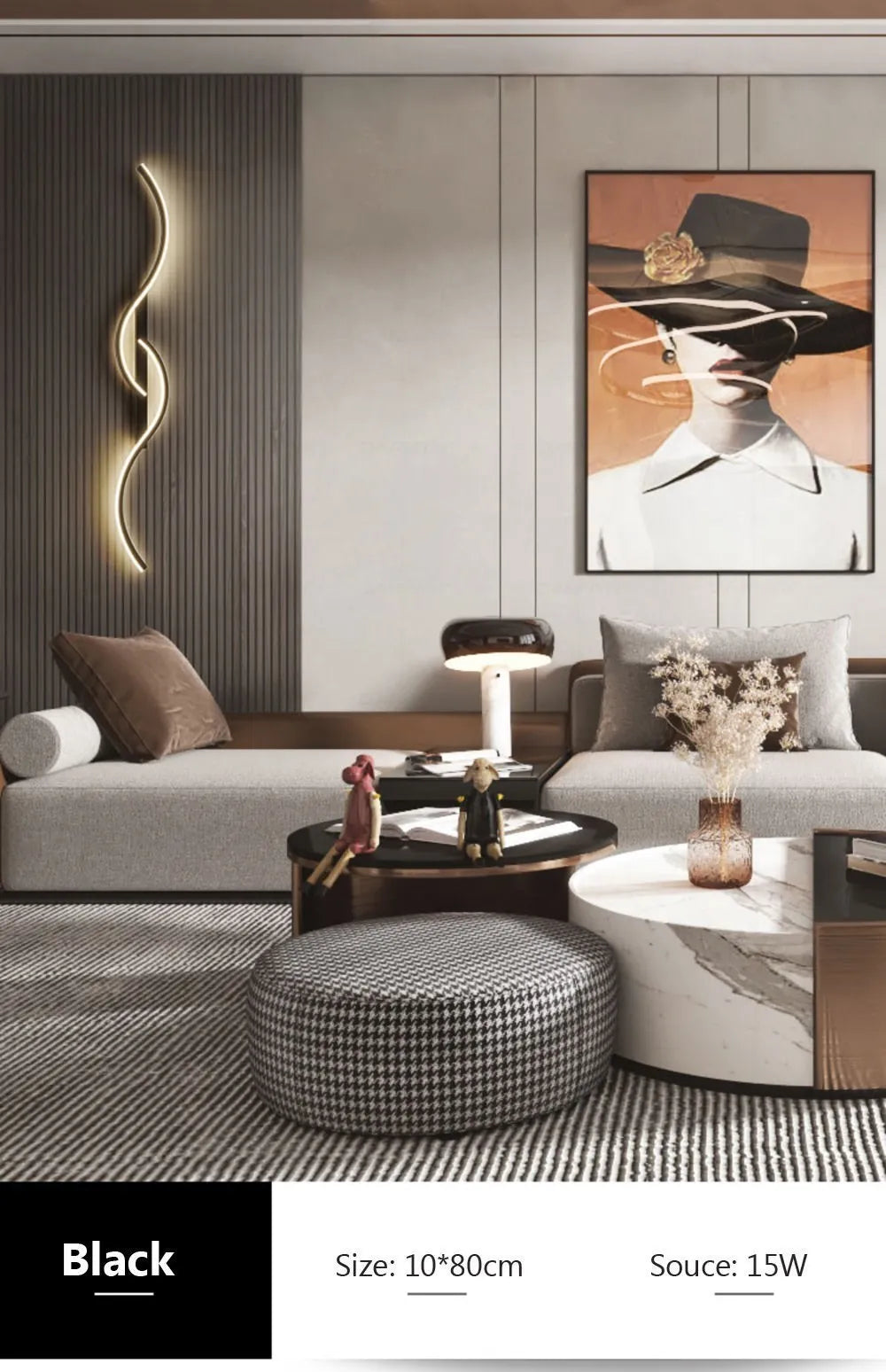 Minimalistische Wandleuchte Laax 6188 – Ansicht 15 – Davos & Co.