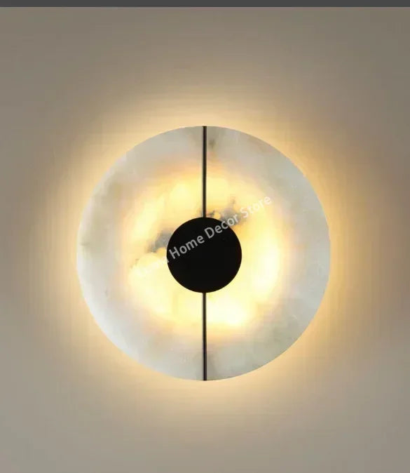 Elegante Wandleuchte Dischma 9223 aus Marmor und Kupfer – Ansicht 22 – Davos & Co.