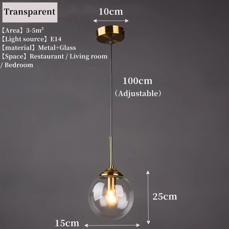 Skandinavische Pendelleuchte Seewis 9486 aus Glas und Metall – Ansicht 29 – Davos & Co.