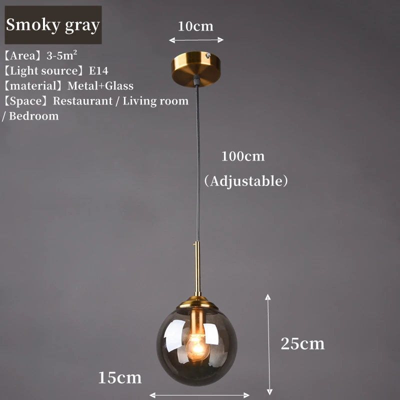 Skandinavische Pendelleuchte Seewis 9486 aus Glas und Metall – Ansicht 36 – Davos & Co.