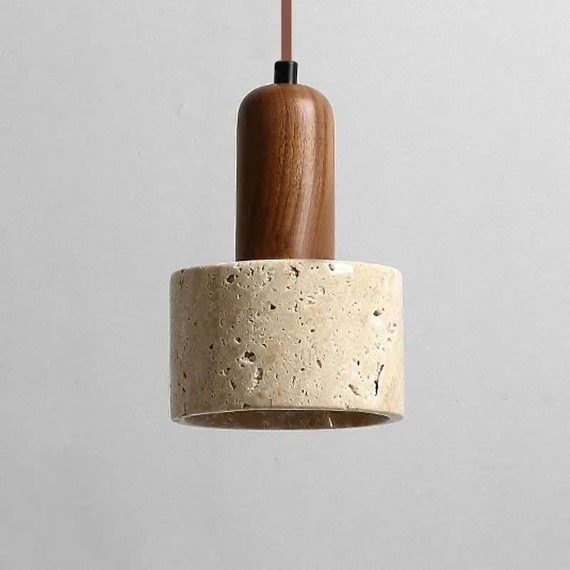 Wabi-Sabi-Pendelleuchte Bonaduz 7587 aus Travertin und Marmor – Ansicht 15 – Davos & Co.