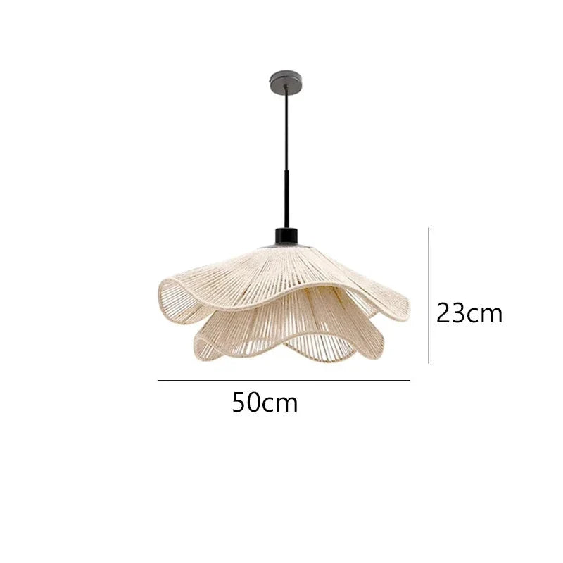 Pendelleuchte Guarda 7745 aus Rattan und Seil – Ansicht 9 – Davos & Co.