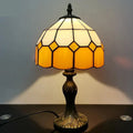 Tiffany-Tischleuchte Maienfeld 8651 aus Buntglas – Davos & Co.