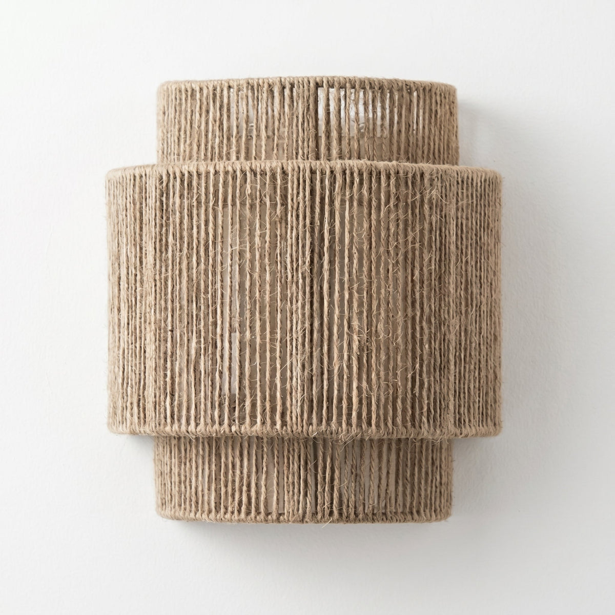 Rustikale Wandleuchte Monstein 2646 aus Rattan und Seil – Davos & Co.
